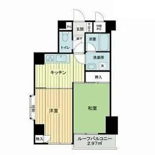 ライオンズマンション両国南【2階】の間取り