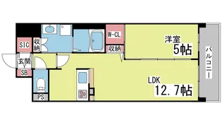 パスレージュ【4階】の間取り