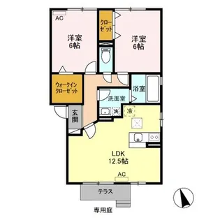 ケレス【1階】の間取り