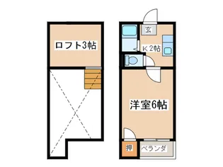 クレインハイツ【1階】の間取り