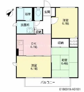 アリス【1階】の間取り