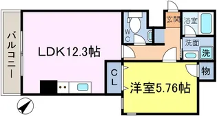 セントラヴェール新小岩【5階】の間取り