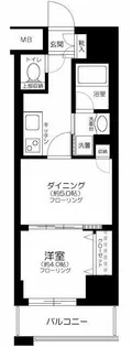 日神デュオステージ浅草【7階】の間取り