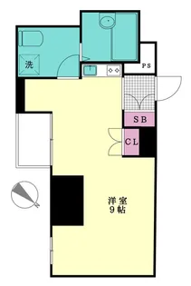 フェリオ池袋【14階】の間取り