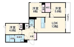 カルム【2階】の間取り
