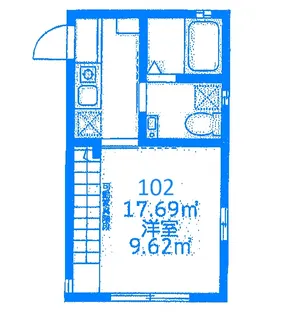 モンステラ鶴ヶ峰【1階】の間取り