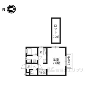 メゾンプリマベーラ【2階】の間取り