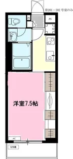リブリ・カシオペアII【1階】の間取り