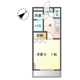 T・Yハイツ一号【2階】の間取り