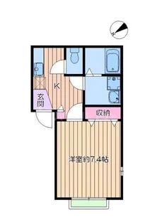メゾングリシーナII【1階】の間取り
