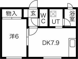 ジュネス大通【3階】の間取り