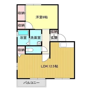 山王ハイツ【2階】の間取り