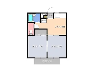 赤羽ハイツ【2階】の間取り