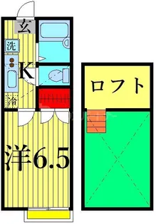 コンフォート・クラージュB【2階】の間取り