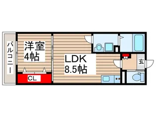 RIZE柏たなかI【2階】の間取り
