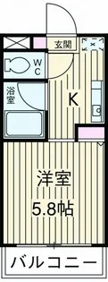 グランドール畑名【1階】の間取り