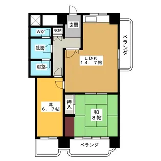 ショウザンビル【5階】の間取り