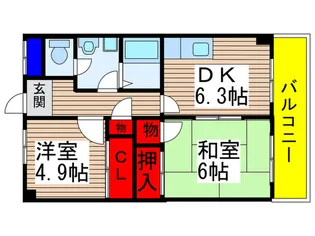メゾン幕張【3階】の間取り