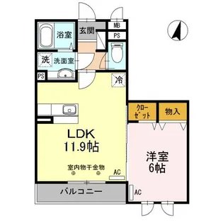 ルミエール【2階】の間取り