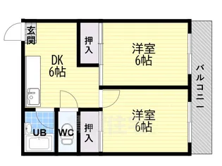 辻川マンション【3階】の間取り