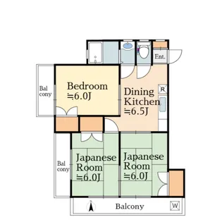 木下マンション【2階】の間取り