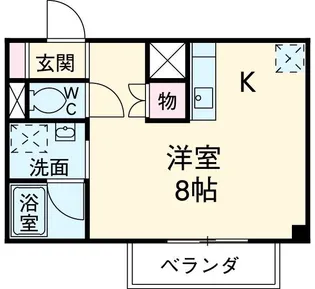 シアトル【4階】の間取り