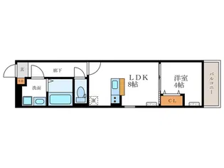 KRM RESIDENCE NAGAOKATENJIN【2階】の間取り