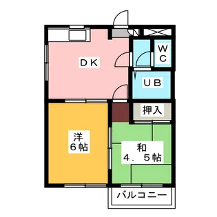FRIEND VILLA 1【2階】の間取り