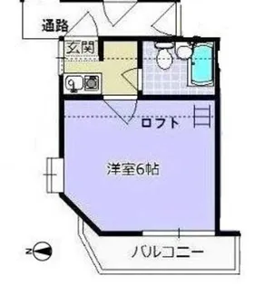 ビラスエコー【1階】の間取り