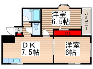 JLBグランエクリュ南行徳【3階】の間取り