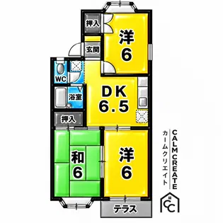 ポートさくら【1階】の間取り