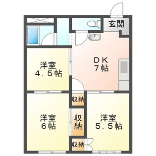 アルファータウン【1階】の間取り