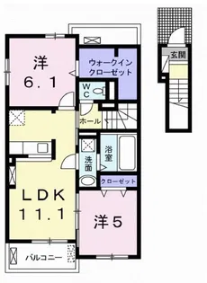 ステラ新田【2階】の間取り
