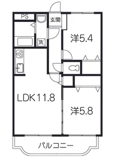グランボヌール【3階】の間取り