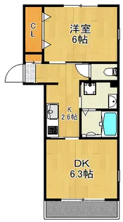 神奈川県横浜市港北区日吉本町4【マンション】の間取り
