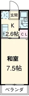 しみづ荘II【2階】の間取り
