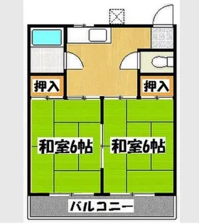 銀杏ハウス【2階】の間取り