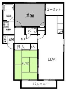 コスモシティC【2階】の間取り