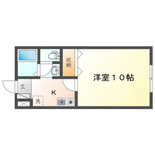 プラセル栄町【2階】の間取り
