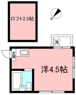 シャトー代田橋【2階】の間取り