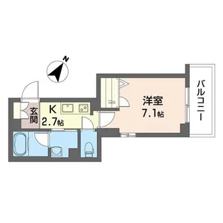 ジャルダン アズール【3階】の間取り