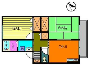 メゾンロータス【1階】の間取り