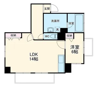 ハイツリービル【3階】の間取り