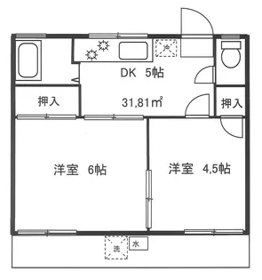 根本ハイツ【1階】の間取り