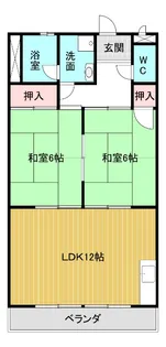 サニープレイス【3階】の間取り