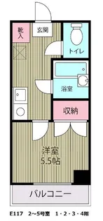クレストガーデニア【3階】の間取り