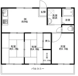 斉藤マンション【2階】の間取り