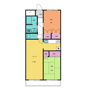 Mハイツ【3階】の間取り