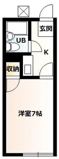 1Kの間取り画像