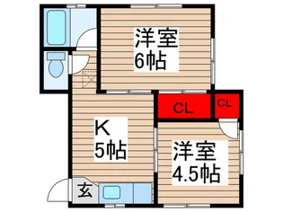 八千代メゾン【2階】の間取り